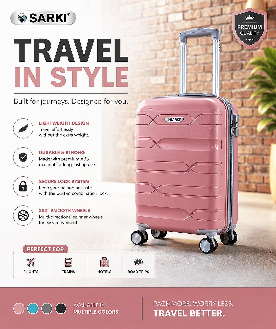 SARKI Luggage View 4